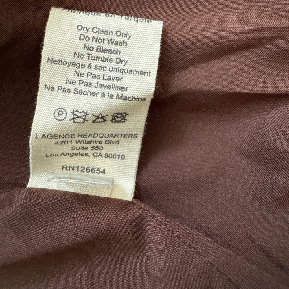 L'AGENCE Bethany Structured Tweed Blazer Jacket - Picture 14 of 14